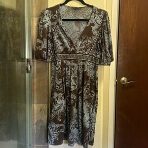 BCBG MaxAzria Knee length, V-neck Dress